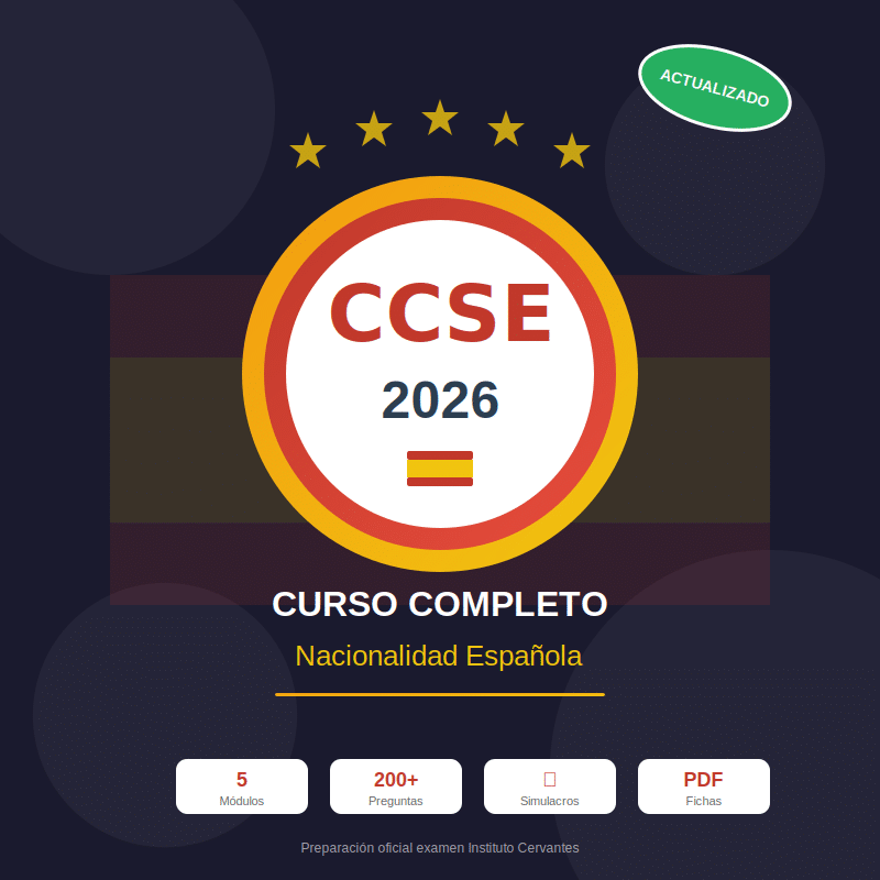 Curso Completo Nacionalidad Española