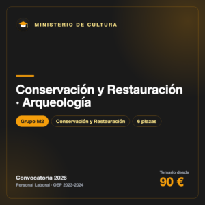 Conservación y Restauración · Arqueología M2 · Cultura