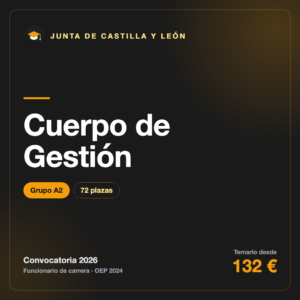 Cuerpo de Gestión A2 · Castilla y León