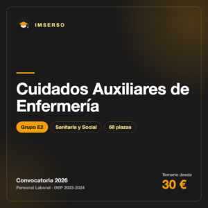 Cuidados Auxiliares de Enfermería E2 · IMSERSO