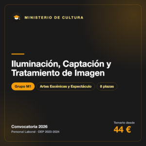 Iluminación, Captación y Tratamiento de Imagen M1 · Cultura
