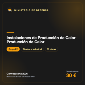 Instalaciones de Producción de Calor · Producción de Calor E2 · Defensa