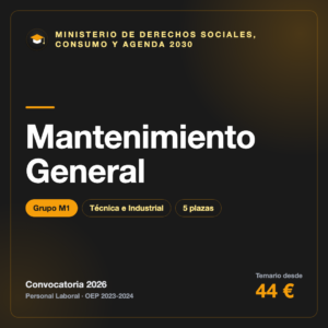 Mantenimiento General M1 · Derechos Sociales