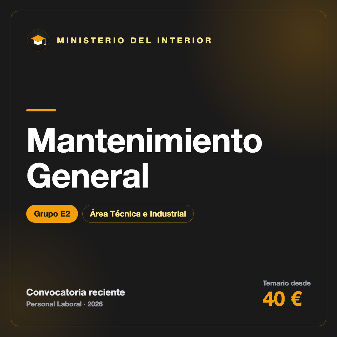 Mantenimiento General E2 · Interior Temario Mantenimiento General E2 · Interior