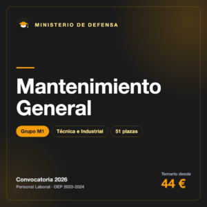 Mantenimiento General M1 · Defensa