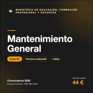 Mantenimiento General M1 · Educación