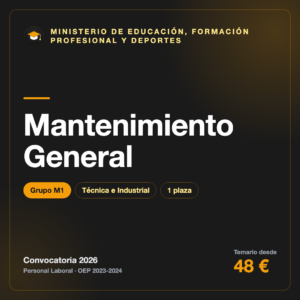 Mantenimiento General M1 · Educación