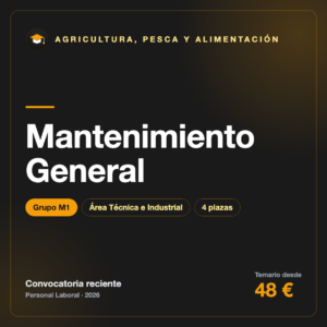 Mantenimiento General M1 · MAPA