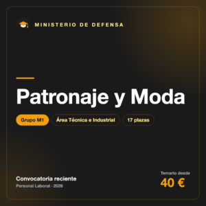 Temario Patronaje y Moda M1 · Defensa