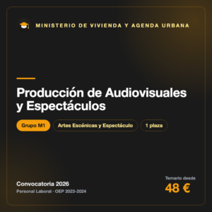 Producción de Audiovisuales y Espectáculos M1 · Vivienda