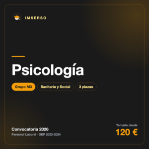 Psicología M3 · IMSERSO