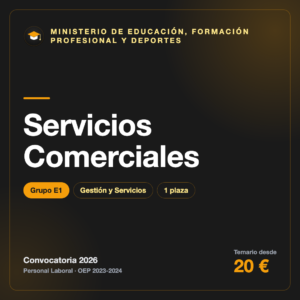 Servicios Comerciales E1 · Educación
