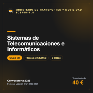 Sistemas de Telecomunicaciones e Informáticos Ministerio Transportes