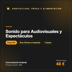 Sonido para Audiovisuales y Espectáculos M1 · MAPA