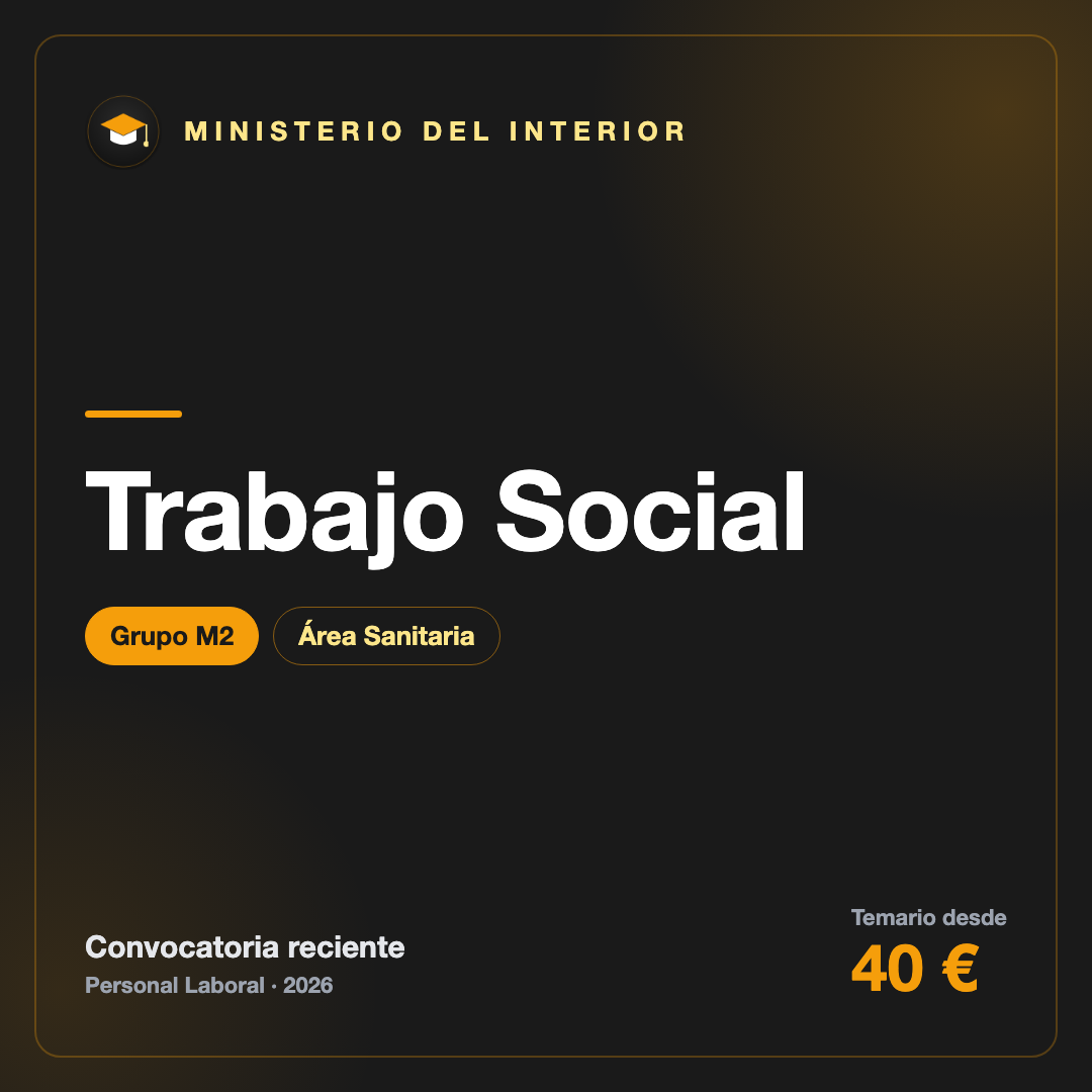 Trabajo Social M2 · Interior Temario Trabajo Social M2 · Interior