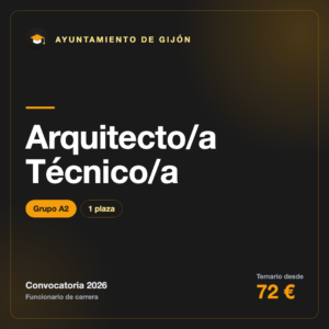 Arquitecto/a Técnico/a A2 · Gijón