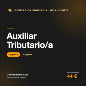 Auxiliar Tributario/a C2 · Alicante