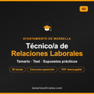 Técnico/a de Relaciones Laborales A2 · Marbella