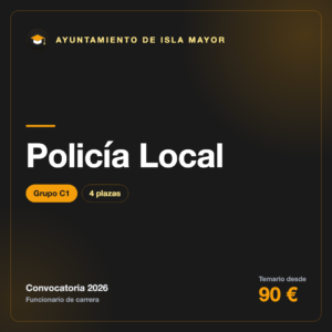 Policía Local C1 · Isla Mayor