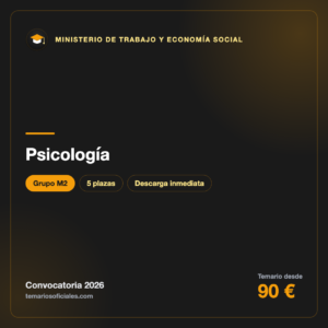 Psicología M2 Ministerio de Trabajo