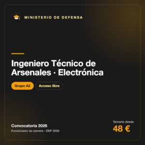 Ingeniero Técnico de Arsenales · Electrónica A2 · Armada