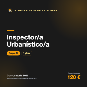 Inspector/a Urbanístico/a A2 · Ayuntamiento de La Algaba