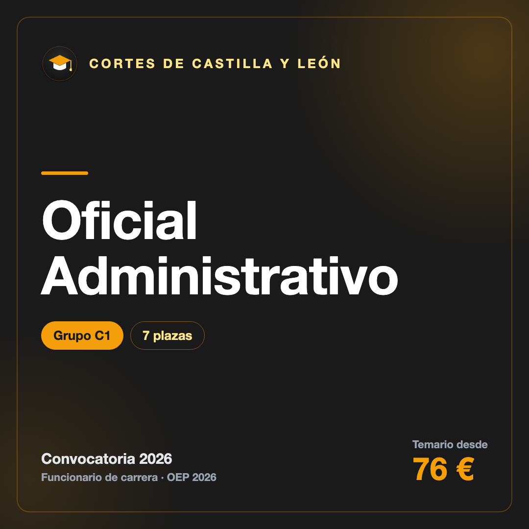 oficial-administrativo-cortes-castilla-leon