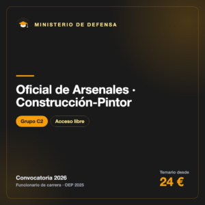 Oficial de Arsenales · Construcción-Pintor C2 · Armada