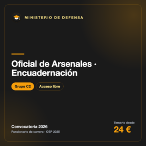 Oficial de Arsenales · Encuadernación C2 · Armada