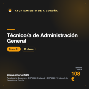 Técnico/a de Administración General A1 · Ayuntamiento de A Coruña