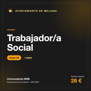 Trabajador/a Social A2 · Ayuntamiento de Meliana